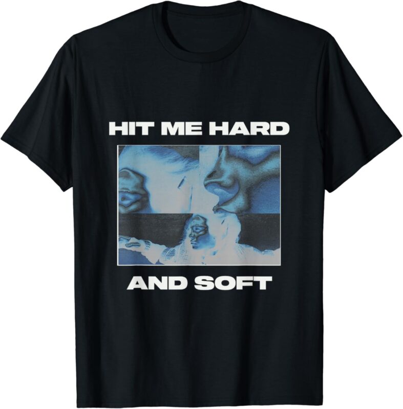 Official Billie Eilish HIT ME HARD AND SOFT Inverted Black T-Shirt