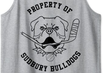 Official SHORESY Property of Sudbury Bulldogs Tank Top t shirt design online