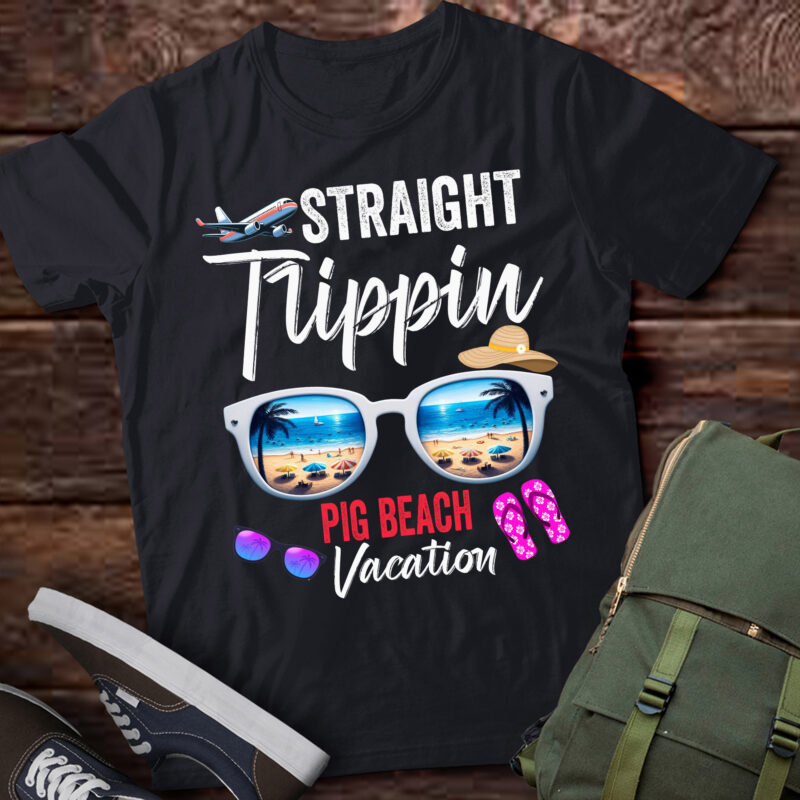 LT-P7 Straight Trippin Pig Trip Beach Summer Vacation