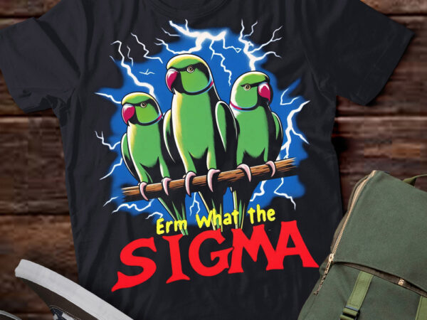 Lt-p2.1 funny erm the sigma ironic meme quote parakeets bird t shirt vector graphic