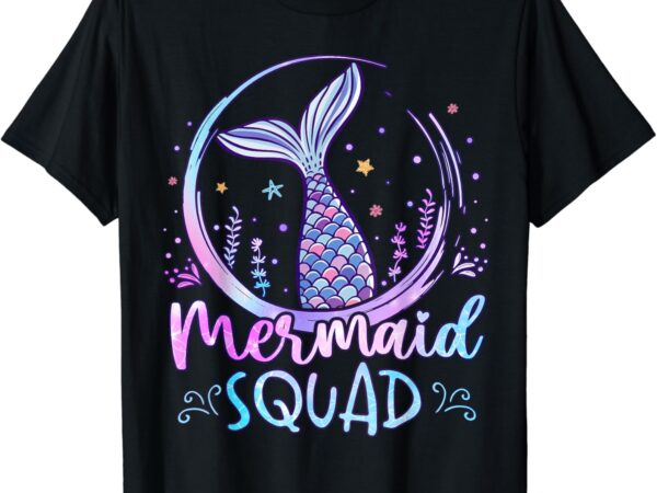 Party girls women mermaid t-shirt