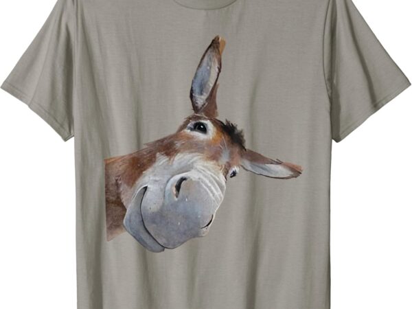 Peach-bruh funny donkey art donkey head – smile – eagerlys t-shirt