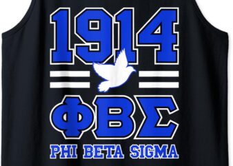 Phi Beta Sigma Paraphernalia, Phi Beta Sigma Fraternity Tank Top t shirt illustration