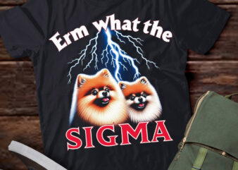 LT-P2 Funny Erm The Sigma Ironic Meme Quote Pomeranians Dog