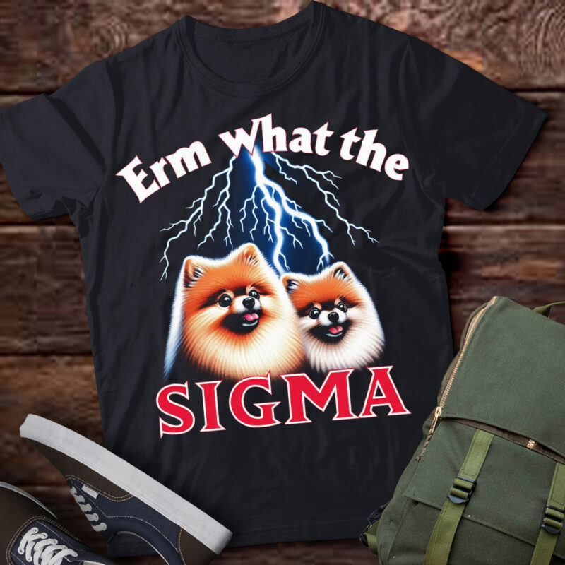 LT-P2 Funny Erm The Sigma Ironic Meme Quote Pomeranians Dog