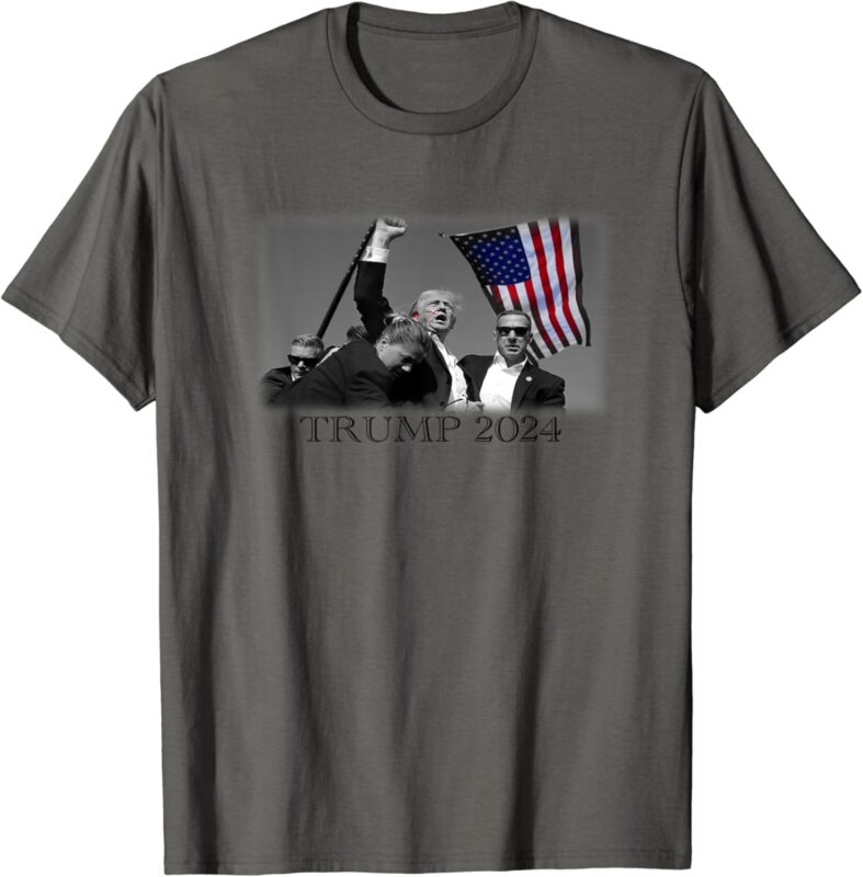 President Donald Trump 2024 Failed Attempt USA Patriotic Tee T-Shirt