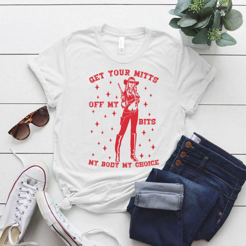 Pro Choice Feminist Vintage Cowgirl My Body My Choice lts-d