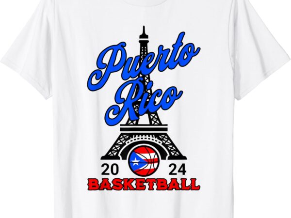 Puerto rican pride basketball sport puerto rico flag boricua t-shirt