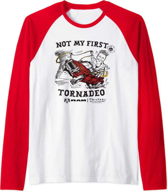 Ram Trucks x Twisters Not My First Tornadeo Limited Edition Raglan Baseball Tee