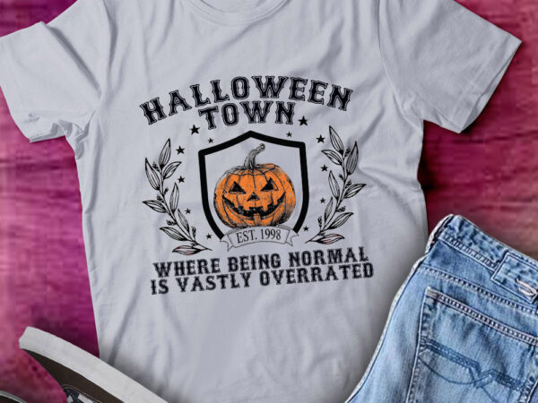 Retro halloweentown university halloweentown est 1998 lts-d t shirt design online