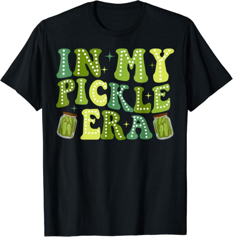 Retro In My Pickle Era Retro Women Girls Teens T-Shirt