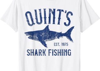 Retro Quint’s Shark Fishing 1975 T-Shirt (2)