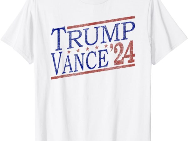 Retro trump 2024 election for republicans trump vance 2024 t-shirt