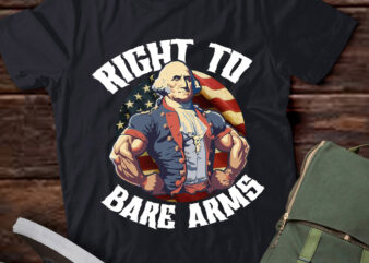 Right To Bare Arms Funny Gym George Washington lts-d t shirt design online