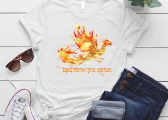 Rise From The Ashes Phoenix Motivational Mental Health Gift lts-d