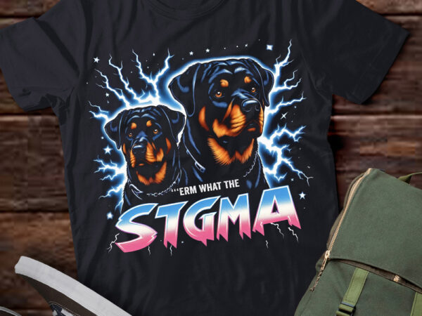 Lt-p2 funny erm the sigma ironic meme quote rottweiler dog t shirt vector graphic