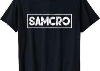 SAMCRO Jax Teller Biker Motorcycle Vintage t shirt template vector