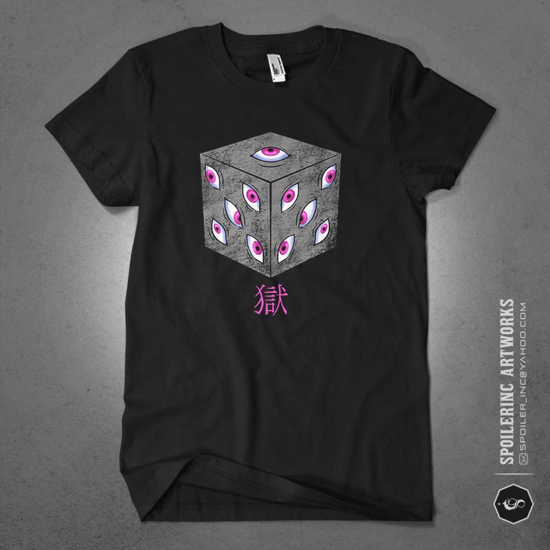 10 symbol of dark anime tshirt design bundle illustration