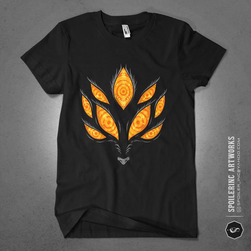 10 symbol of dark anime tshirt design bundle illustration