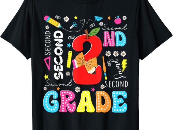 Second grade first day of school teacher kids 2nd grade team t-shirt