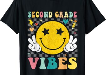 Second Grade Vibes Shirt Back to School Teacher Kids T-Shirt