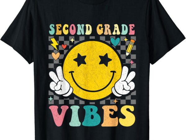 Second grade vibes shirt back to school teacher kids t-shirt