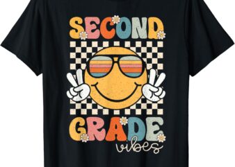 Second Grade Vibes Smile First Day of School 2nd Grade Team T-Shirt