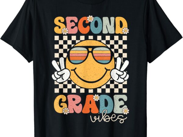 Second grade vibes smile first day of school 2nd grade team t-shirt