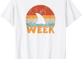Shark Retro Vintage Kings Ocean Men Women Summer Week 2024 T-Shirt