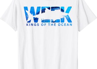 Shark Summer Retro Vintage Kings of the Ocean Week 2024 T-Shirt