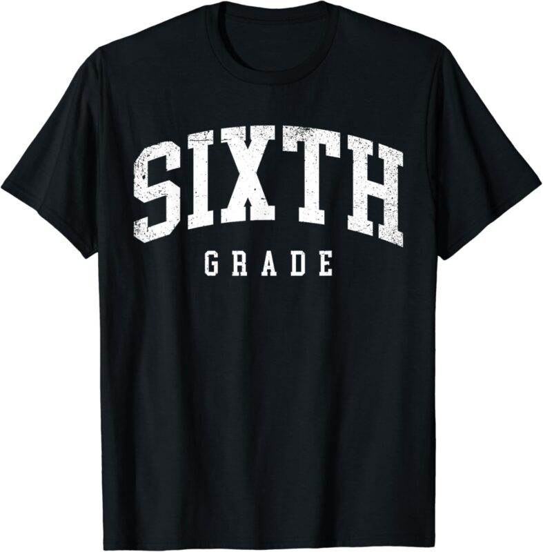 Sixth Grade Squad 6th Grade Team Retro First Day of School T-Shirt