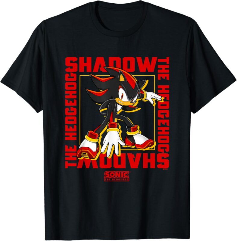 Sonic The Hedgehog Shadow The Hedgehog Epic Portrait T-Shirt