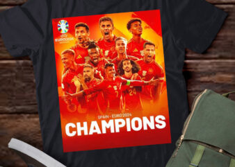 LT2 – UEFA Euro Spain Football Team Champions 2024 Celebration T-Shirt PNG FILE