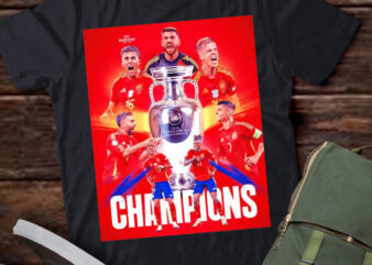 LT4 – UEFA Euro Spain Football Team Champions 2024 Celebration T-Shirt PNG FILE