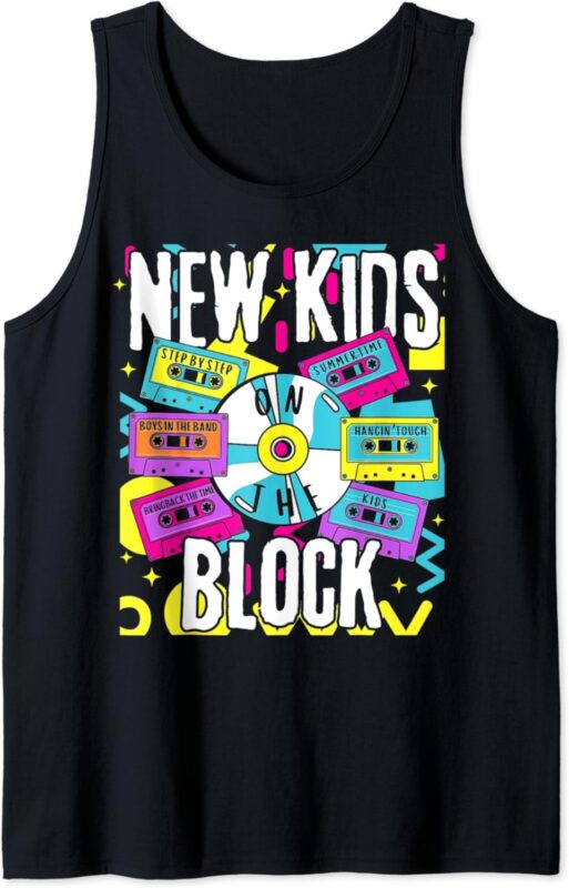 Step By Step Summertime New Kids Music Youth Tank Top