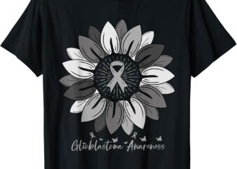 Sunflower Glioblastoma Awareness Month T-shirt