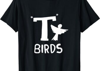 T Bird Funny Costume Rocker 1950s T-Shirt