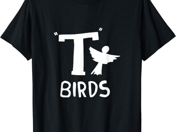 T bird funny costume rocker 1950s t-shirt