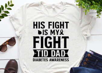 T1D Dad Diabetes Awareness T-Shirt Design