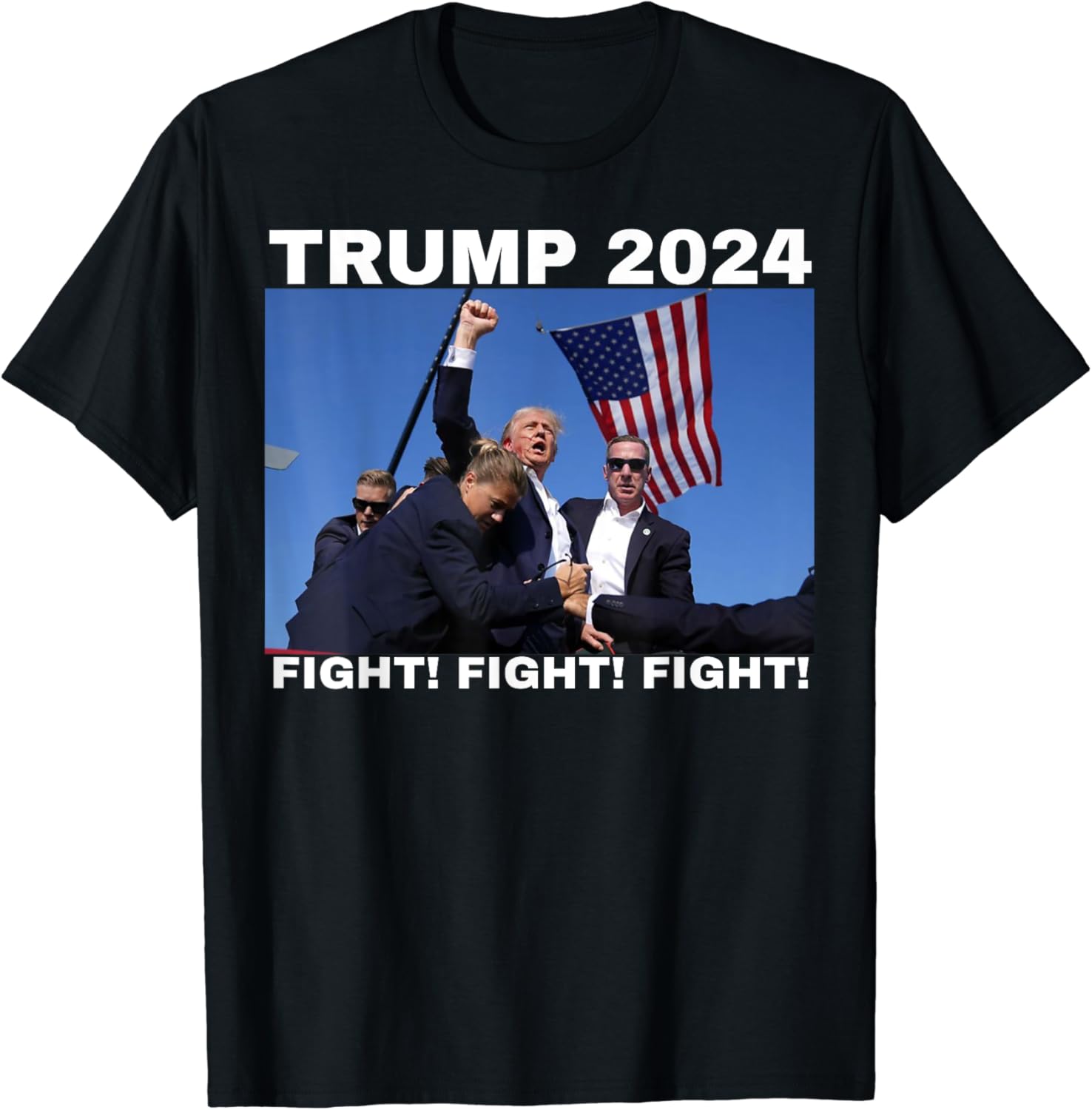 TRUMP 2024-Pennsylvania Rally- Fight Fight Fight - Buy t-shirt designs