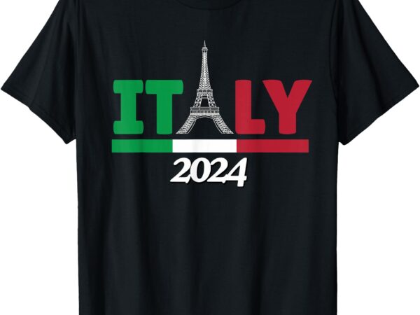 Team italy 2024 _ paris sport games t-shirt