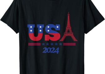 Team USA 2024 Paris Sport Games T-Shirt