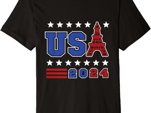 Team usa 2024 paris sports games premium t-shirt