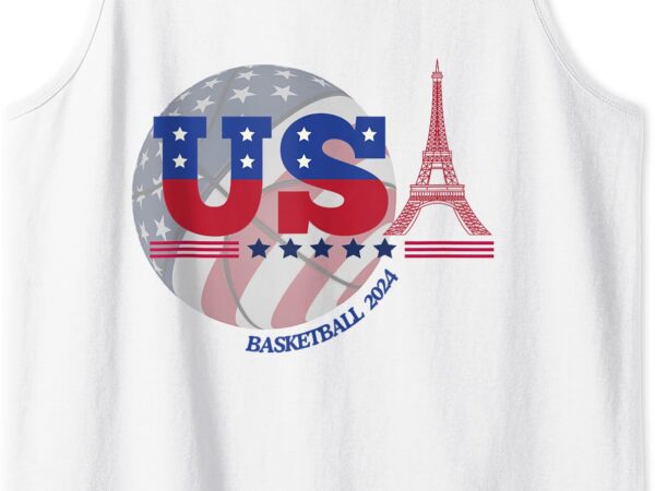 Team usa 2024 _ paris sport games basketball basket ball tank top t shirt designs for sale