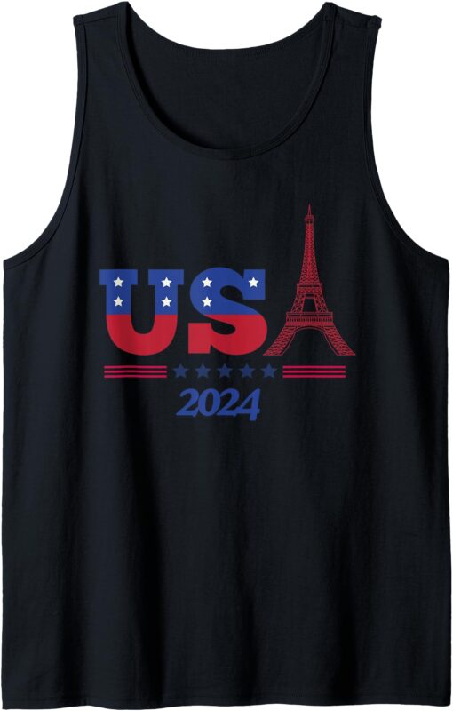 Team USA 2024 _ Paris Sport Games Tank Top (2)