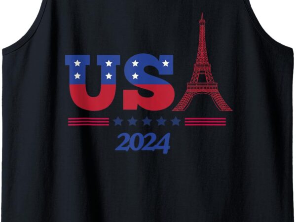 Team usa 2024 _ paris sport games tank top (2) t shirt designs for sale