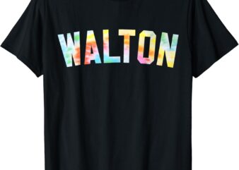 Tees honored WALTON Love 2024 Tie-dye warmups T-Shirt