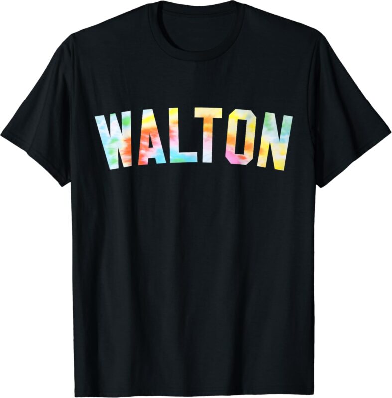 Tees honored WALTON Love 2024 Tie-dye warmups T-Shirt