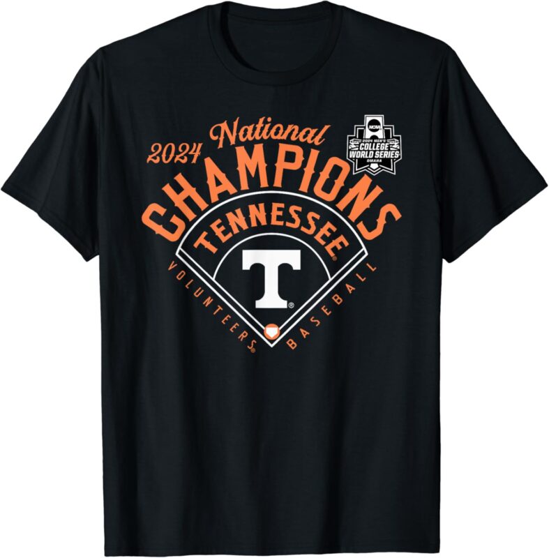 Tennessee Volunteers National Champs 2024 Baseball CWS Arch T-Shirt