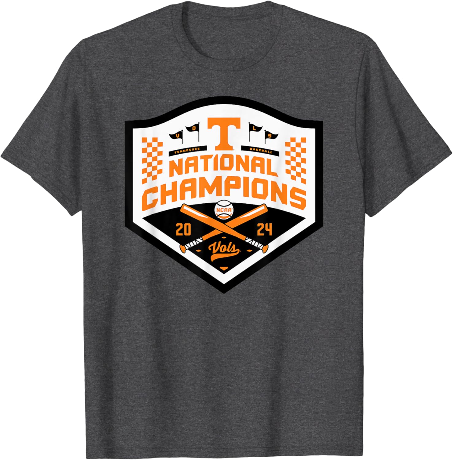 Tennessee Volunteers National Champs 2024 Baseball CWS Logo T-Shirt ...